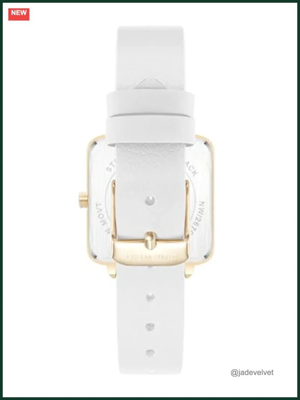 Women's Analog Quartz Dress Watch, Faux Leather Strap, Mineral Crystal